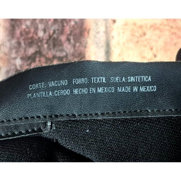 Flexi Boots Womens 7 Bootie Lace Up Side Zip High Block Heel Witchy Goth MINT - Picture 12 of 12